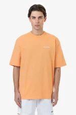 Logo Oversized Tee Washed Apricot White Gum