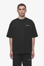Logo Oversized Tee Washed Black
