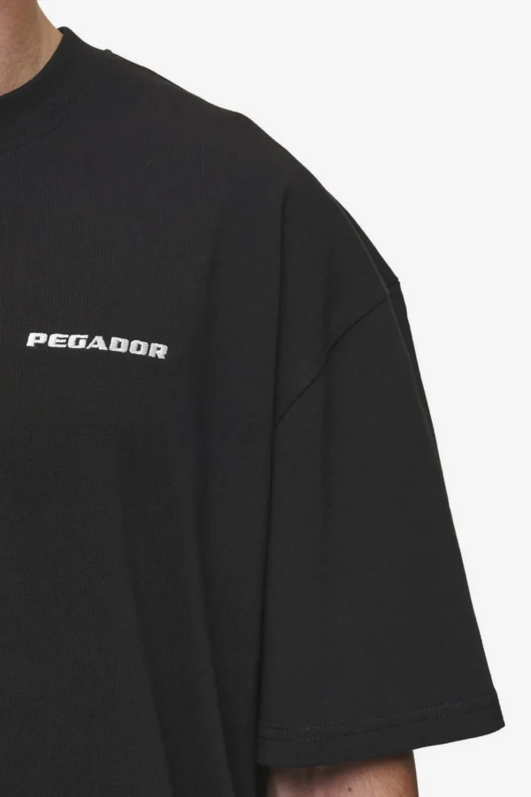 Logo Oversized Tee Washed Black-2