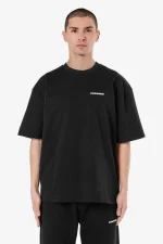 Logo Oversized Tee Washed Black White Gum