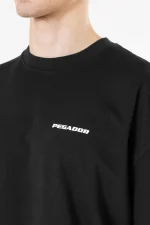 Logo Oversized Tee Washed Black White Gum-2