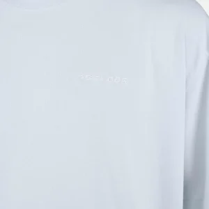 Logo Oversized Tee Washed Dream Blue White-2