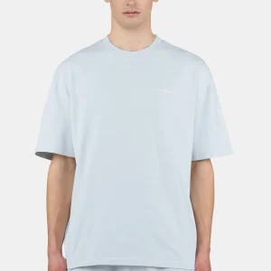 Logo Oversized Tee Washed Dream Blue White