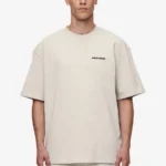 Logo Oversized Tee Washed Light Beige