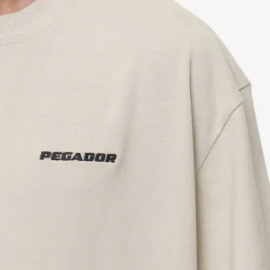 Logo Oversized Tee Washed Light Beige-2