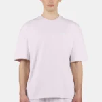 Logo Oversized Tee Washed Light Lilac White