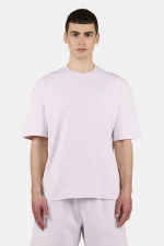 Logo Oversized Tee Washed Light Lilac White