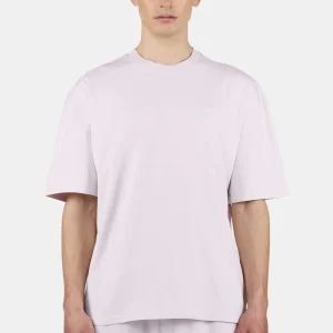 Logo Oversized Tee Washed Light Lilac White