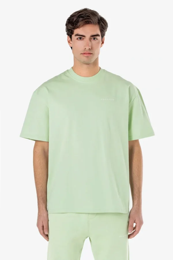 Logo Oversized Tee Washed Matcha Green Gum