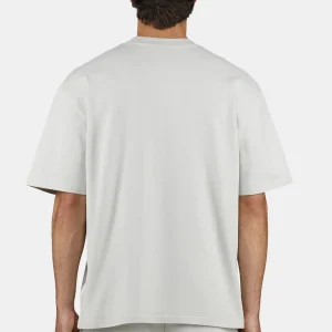 Logo Oversized Tee Washed Pure Grey White-1