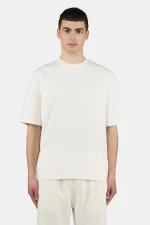 Logo Oversized Tee Washed Unbleached White