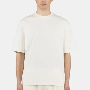 Logo Oversized Tee Washed Unbleached White