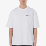 Logo Oversized Tee White Black Gum