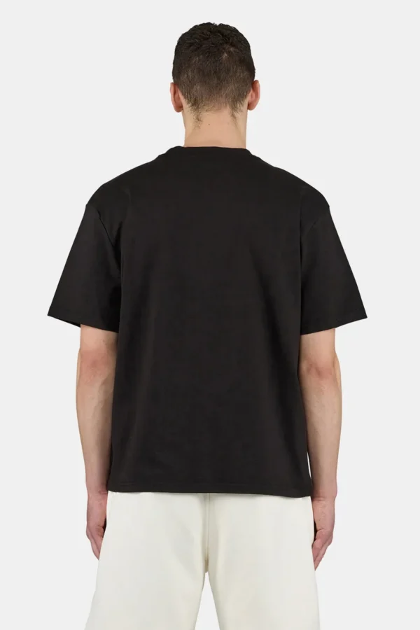 Logo Regular Tee Washed Black White-1