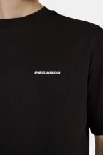 Logo Regular Tee Washed Black White-3