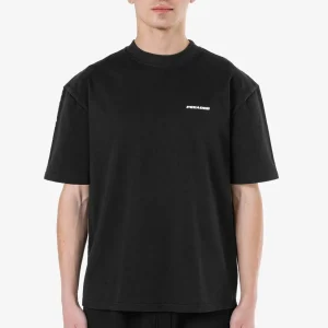 Logo Regular Tee Washed Black White Gum