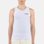 Logo Rib Undershirt White