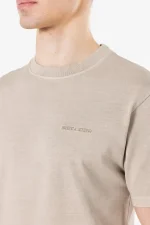 Logo Slim Tee Vintage Dark Stone-2