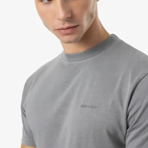 Logo Slim Tee Vintage Grey Grey-2