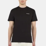 Logo Slim Tee Washed Black White