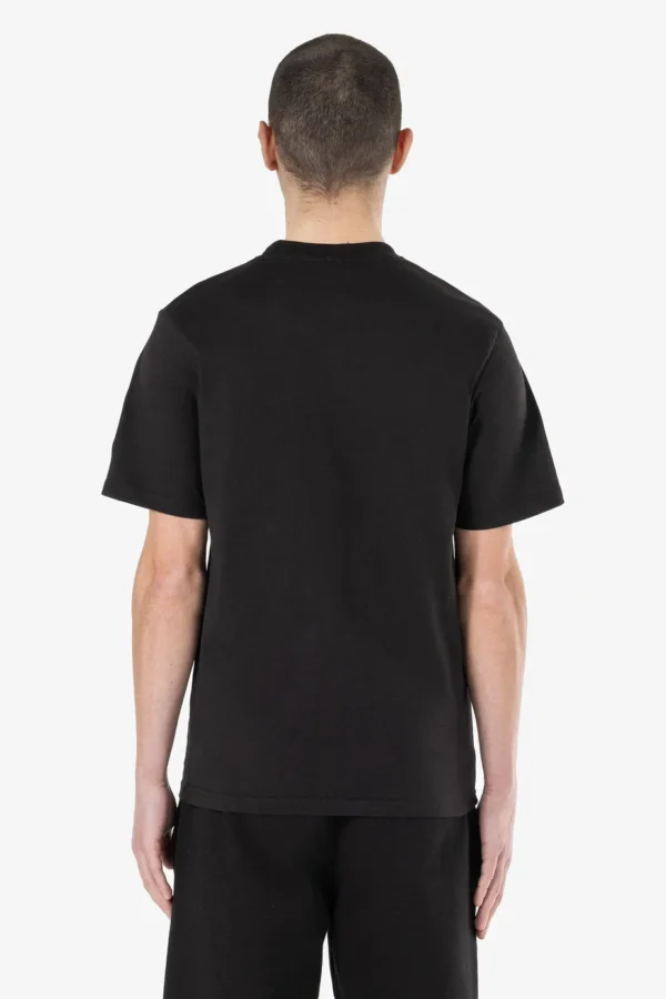 Logo Slim Tee Washed Black White Gum-1