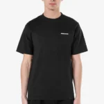 Logo Slim Tee Washed Black White Gum