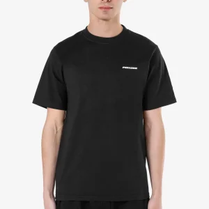 Logo Slim Tee Washed Black White Gum