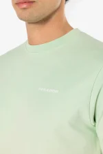 Logo Slim Tee Washed Matcha Green Gum-2