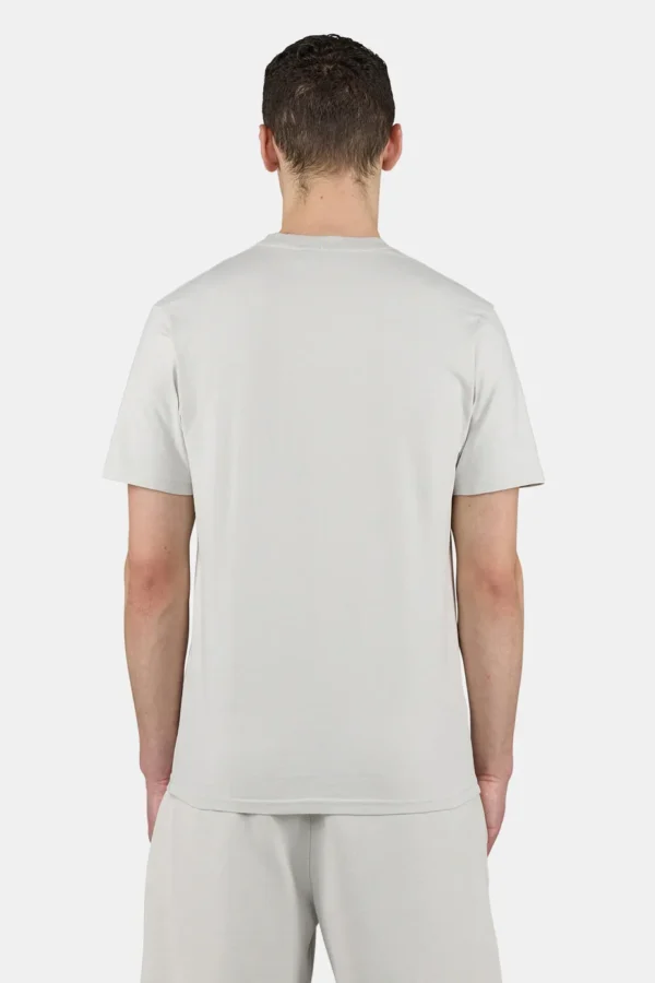 Logo Slim Tee Washed Pure Grey White-1