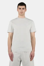 Logo Slim Tee Washed Pure Grey White