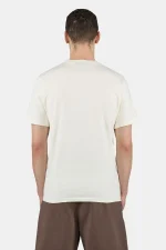 Logo Slim Tee Washed Unbleached White-1