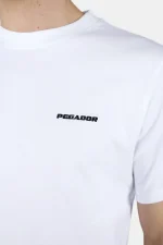 Logo Slim Tee White Black-2