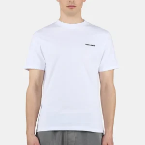 Logo Slim Tee White Black