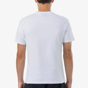 Logo Slim Tee White Light Grey Gum-1