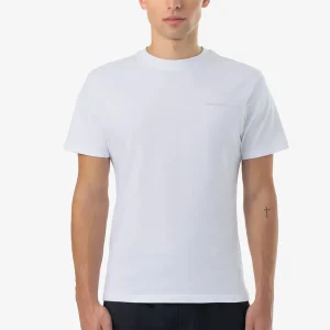 Logo Slim Tee White Light Grey Gum