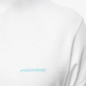 Logo Slim Tee White Sky Blue-3