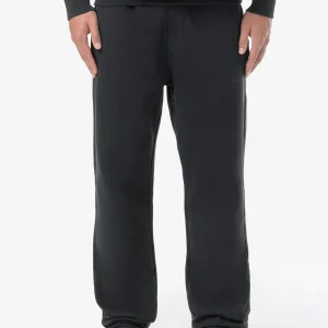 Logo Wide Sweat Pants Vintage Black Black-1