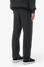 Logo Wide Sweat Pants Vintage Black Black-2