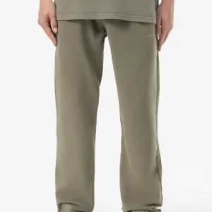 Logo Wide Sweat Pants Vintage Faded Olive