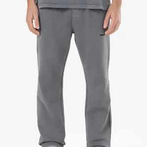Logo Wide Sweat Pants Vintage Grey
