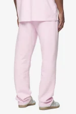Logo Wide Sweat Pants Washed Bubblegum White Gum-1