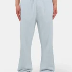 Logo Wide Sweat Pants Washed Dream Blue White