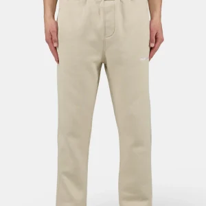 Logo Wide Sweat Pants Washed Light Beige White