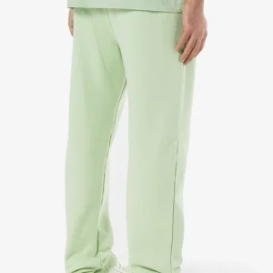 Logo Wide Sweat Pants Washed Matcha Green Gum-1
