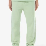Logo Wide Sweat Pants Washed Matcha Green Gum
