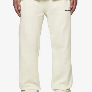 Logo Wide Sweat Pants Washed Salty Cream Black Gum