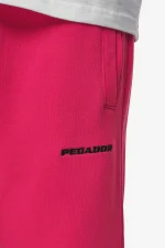 Logo Wide Sweat Pants Washed Virtual Pink-2