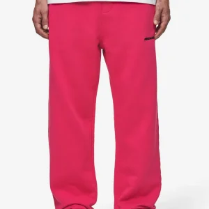 Logo Wide Sweat Pants Washed Virtual Pink