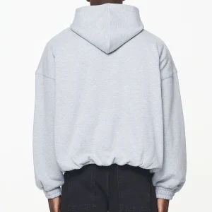 Loom Loose Hoodie Grey Melange-1