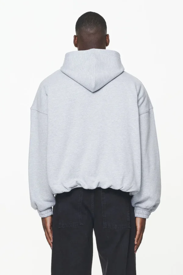 Loom Loose Hoodie Grey Melange-1